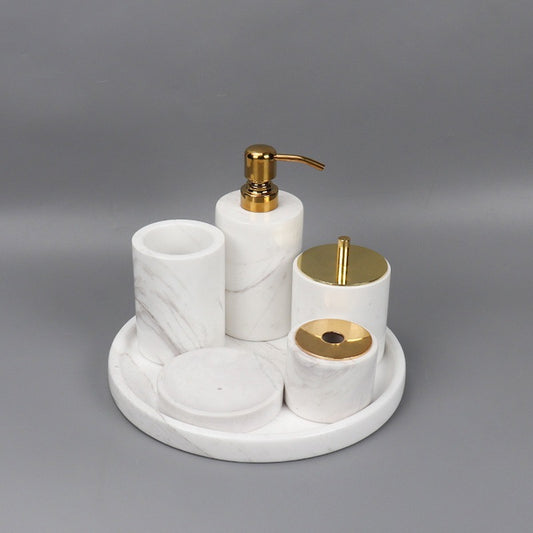 Round Cotton Bud Container – Sleek Everyday Luxury