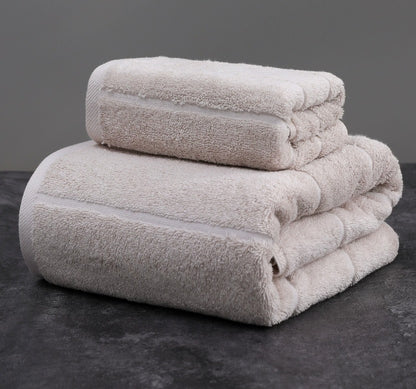 Luxe Cotton Towel Set – Soft Neutral Comfort
