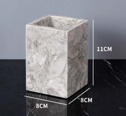 Marble Storage Cup – Elegant Multi-Use Holder