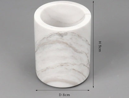 Round-Mouthed Cup – Minimal Marble Elegance